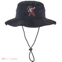 Dabbing Skeleton Pirate Halloween Jolly Roger Fun Bucket Hat thumb 0