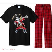Dabbing Skeleton Pirate Halloween Jolly Roger Fun Pajama Set thumb 0
