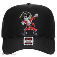 Dabbing Skeleton Pirate Halloween Jolly Roger Fun Hat thumb 0