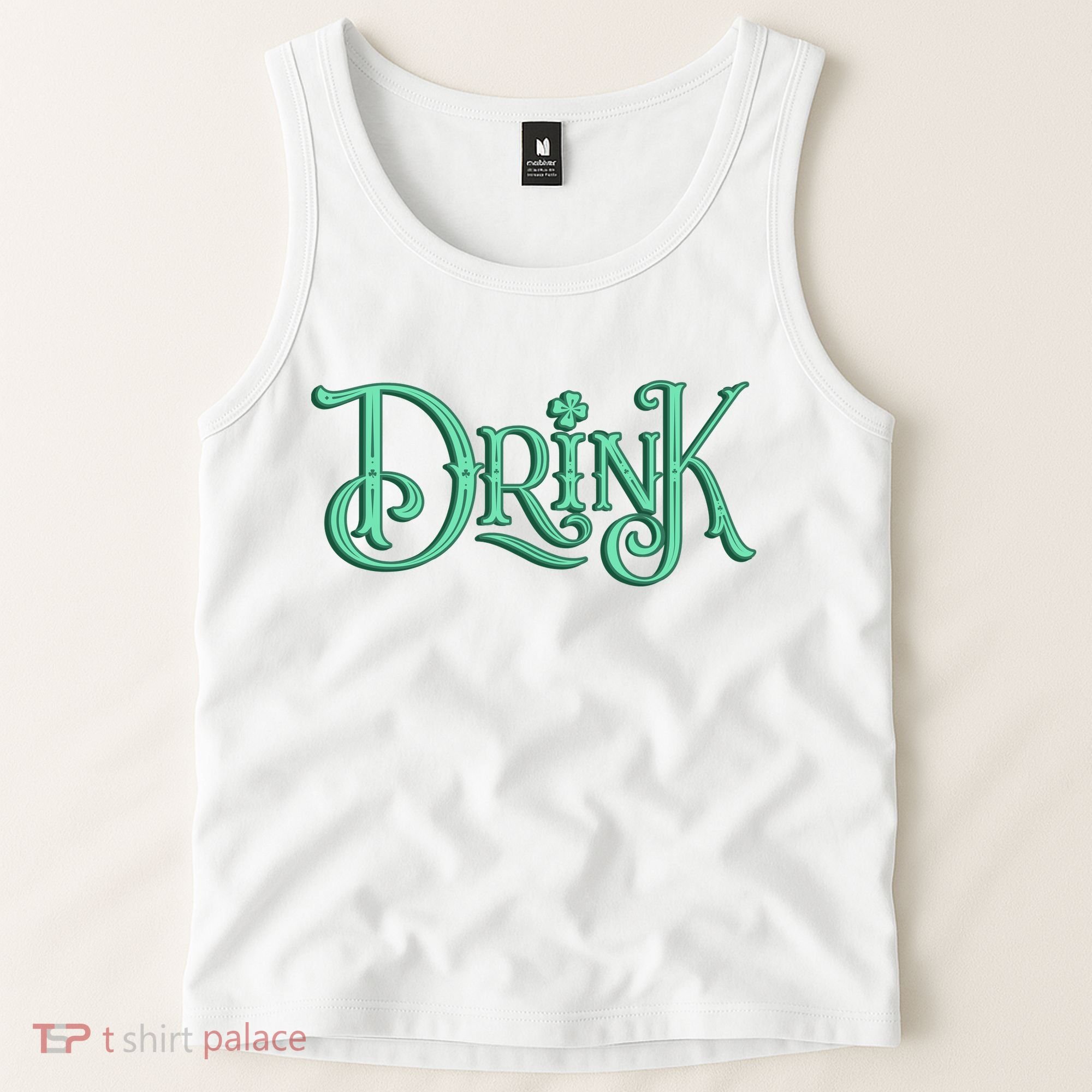 Drink St Patrick's Day Festive Party Tank Top