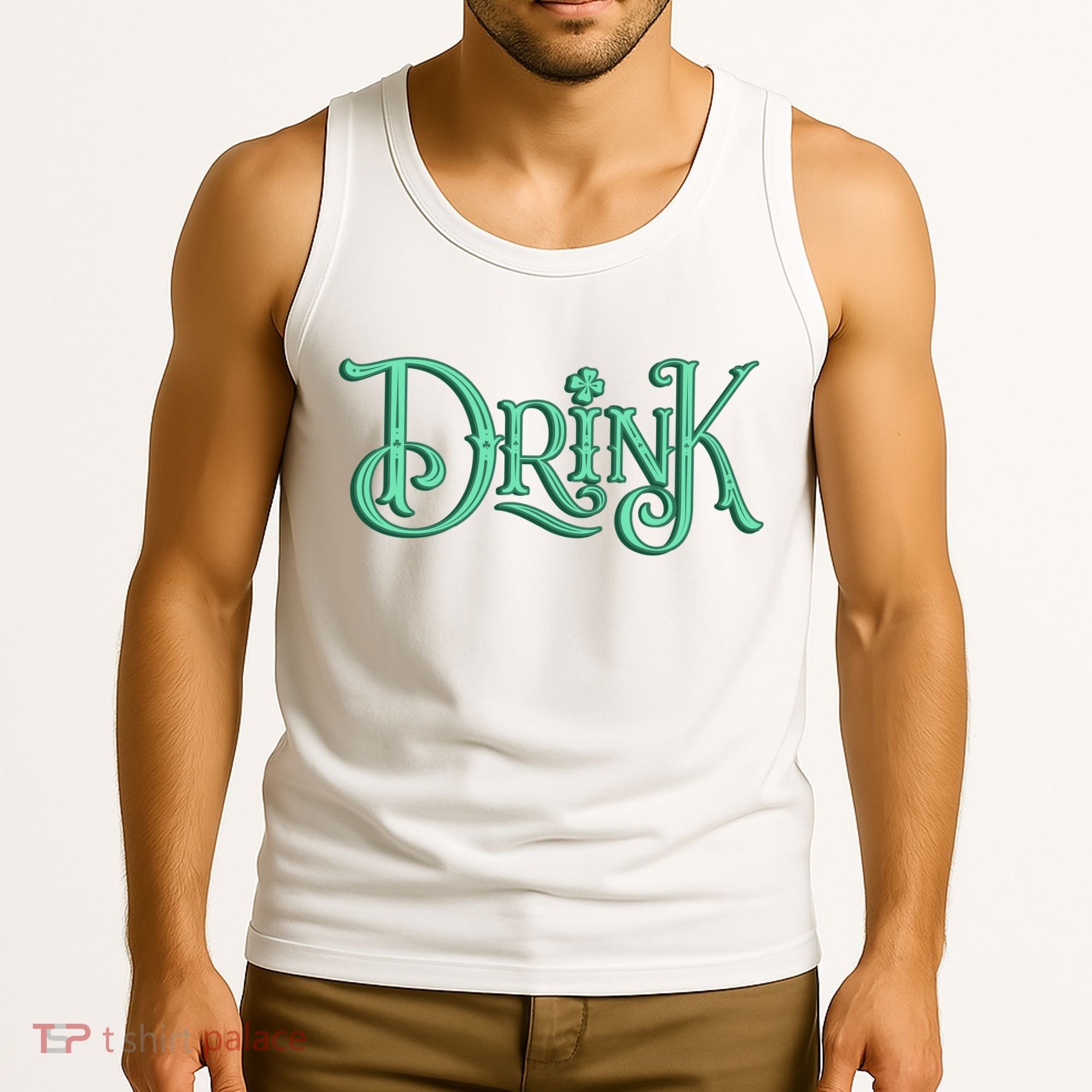 Drink St Patrick's Day Festive Party Tank Top
