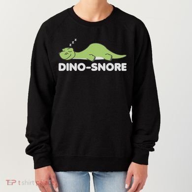 Dino Snore Pajamas Dinosaur Women's Sweatshirt