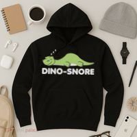 Dino Snore Pajamas Dinosaur Hoodie thumb 3