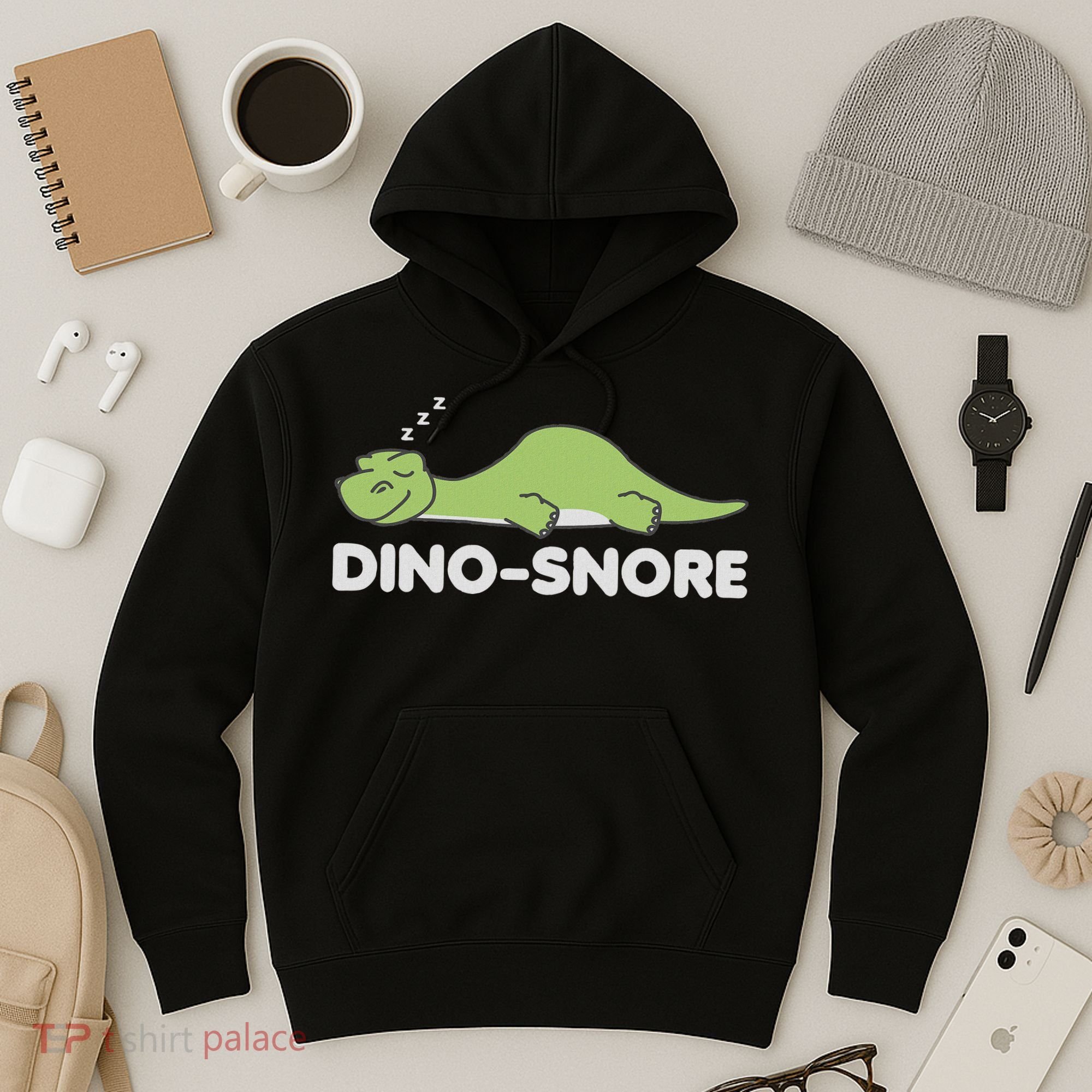 Dino Snore Pajamas Dinosaur Hoodie