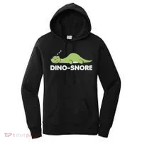 Dino Snore Pajamas Dinosaur Women's Hoodie thumb 0