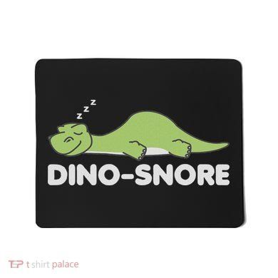 Dino Snore Pajamas Dinosaur Mousepad
