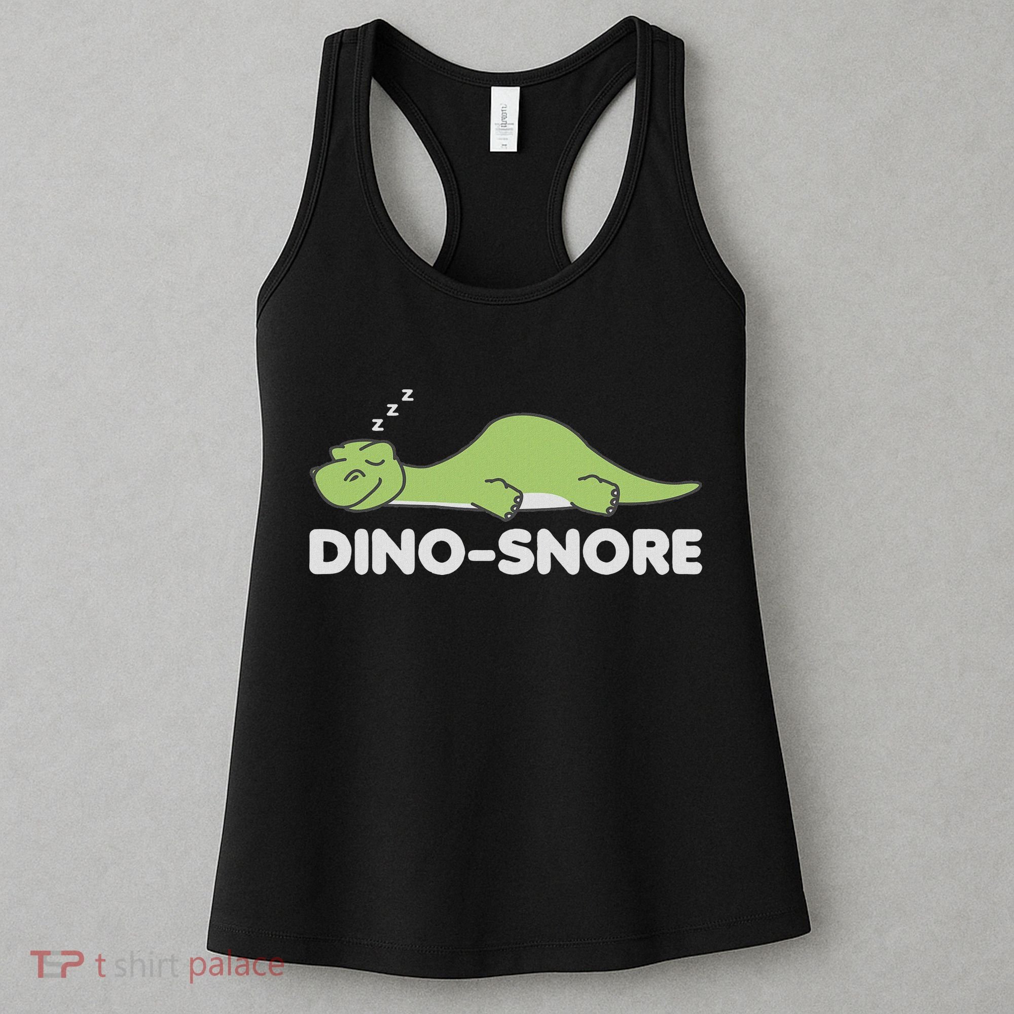 Dino Snore Pajamas Dinosaur Women's Tank Top