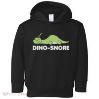 Dino Snore Pajamas Dinosaur Toddler Hoodie thumb 0