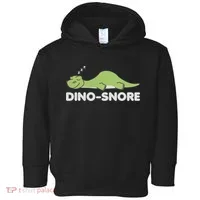 Dino Snore Pajamas Dinosaur Toddler Hoodie thumb 0