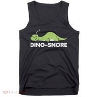 Dino Snore Pajamas Dinosaur Tank Top thumb 0