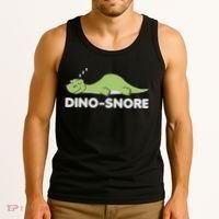 Dino Snore Pajamas Dinosaur Tank Top thumb 3