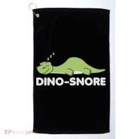 Dino Snore Pajamas Dinosaur Golf Towel thumb 0