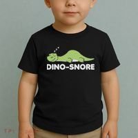 Dino Snore Pajamas Dinosaur Toddler T-Shirt thumb 2