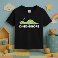 Dino Snore Pajamas Dinosaur Toddler T-Shirt thumb 3