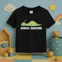 Dino Snore Pajamas Dinosaur Toddler T-Shirt thumb 3