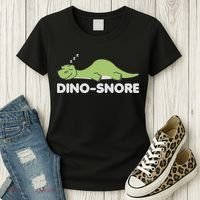 Dino Snore Pajamas Dinosaur Women's T-Shirt thumb 3