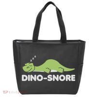Dino Snore Pajamas Dinosaur Tote Bag thumb 0