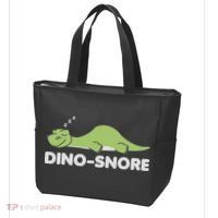 Dino Snore Pajamas Dinosaur Tote Bag thumb 3