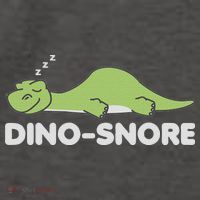 Dino Snore Pajamas Dinosaur Vector Backpack thumb 2