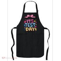 Dont Stress Pencil Coquette Bow Rock The Test Testing Day Apron thumb 0