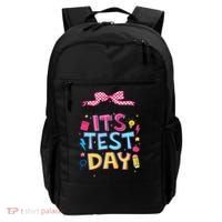 Dont Stress Pencil Coquette Bow Rock The Test Testing Day Backpack thumb 0