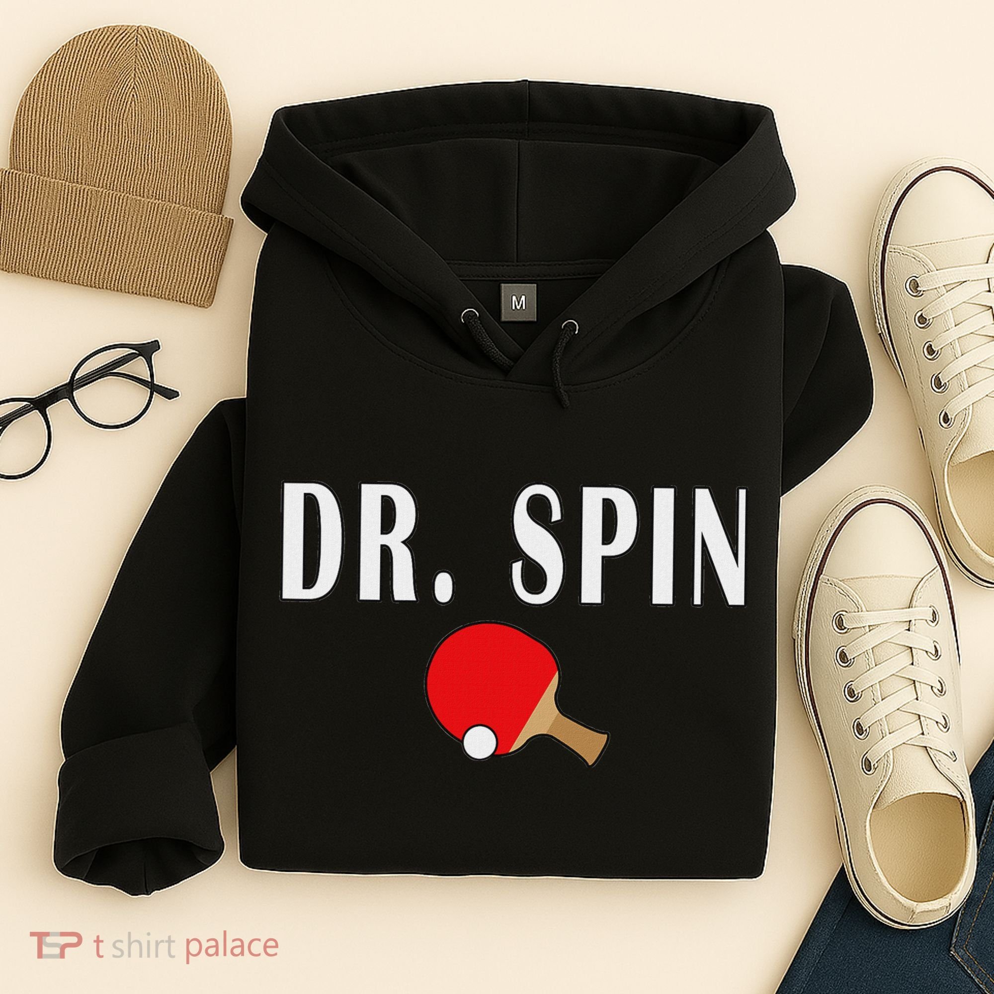 Dr. Spin Ping Pong Table Tennis Hoodie