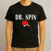 Dr. Spin Ping Pong Table Tennis T-Shirt thumb 3