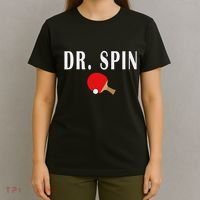 Dr. Spin Ping Pong Table Tennis T-Shirt thumb 4