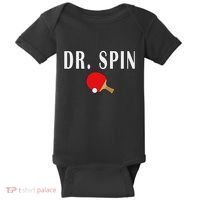 Dr. Spin Ping Pong Table Tennis Baby Bodysuit thumb 0