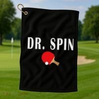 Dr. Spin Ping Pong Table Tennis Golf Towel thumb 1
