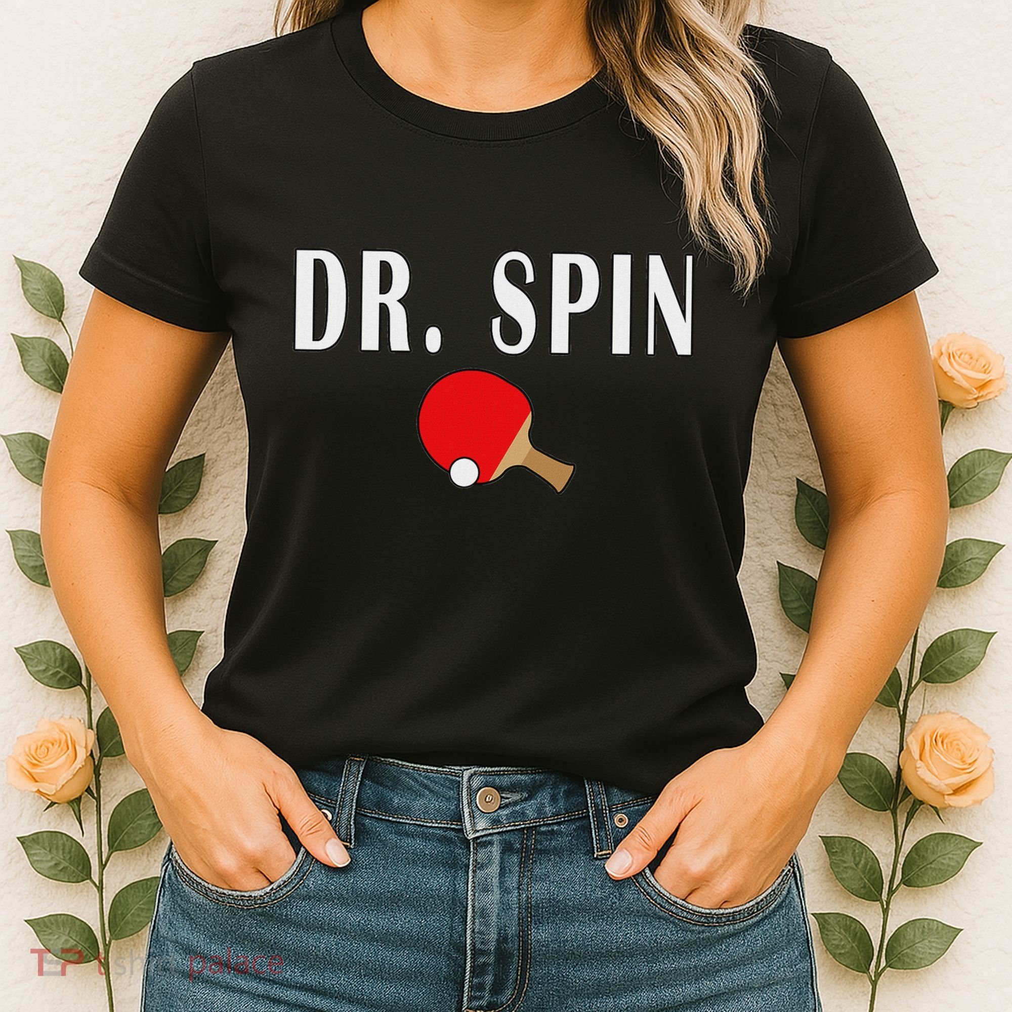 Dr. Spin Ping Pong Table Tennis Women's T-Shirt