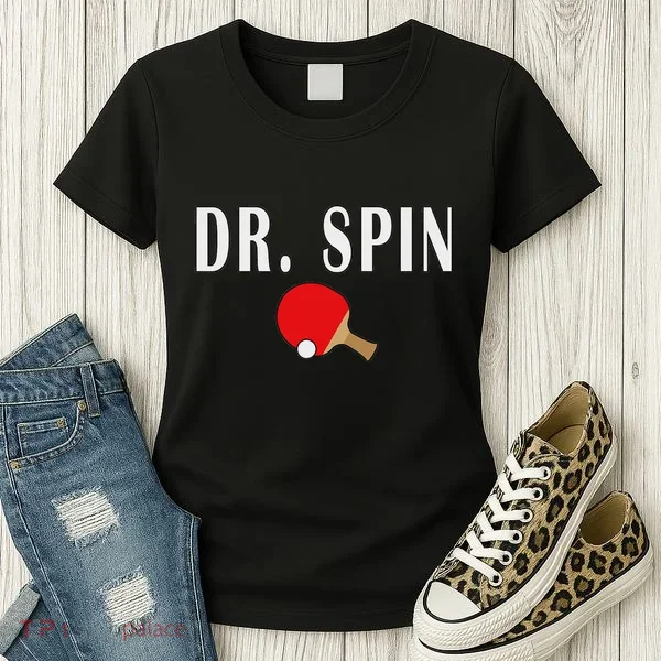 Dr. Spin Ping Pong Table Tennis Women's T-Shirt