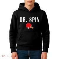 Dr. Spin Ping Pong Table Tennis Kids Hoodie thumb 4