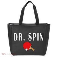 Dr. Spin Ping Pong Table Tennis Tote Bag thumb 0