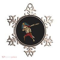 Dabbing Skeleton Pirate Halloween Dab Gift Ornament thumb 0