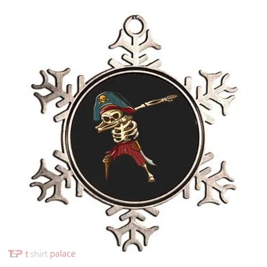 Dabbing Skeleton Pirate Halloween Dab Gift Ornament