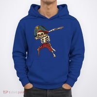 Dabbing Skeleton Pirate Halloween Dab Gift Hoodie thumb 0