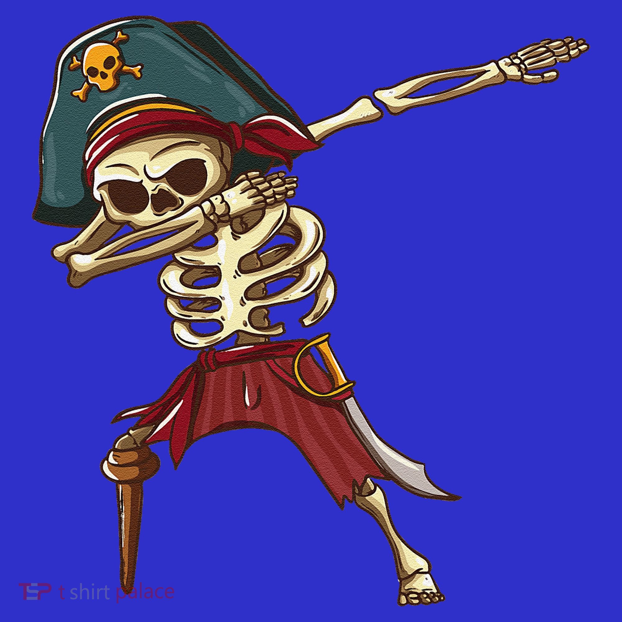 Dabbing Skeleton Pirate Halloween Dab Gift Sweatshirt
