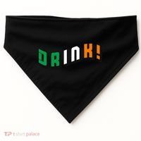 Drink St Patricks' Day USA-Made Doggie Bandana thumb 0