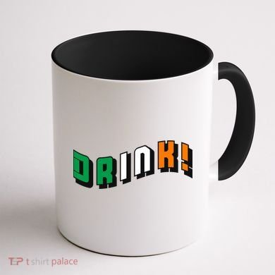 Drink St Patricks' Day Coffee Mug back
