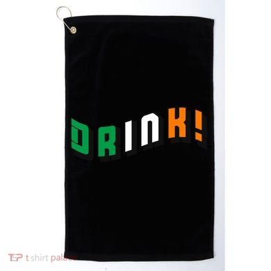 Drink St Patricks' Day Golf Towel