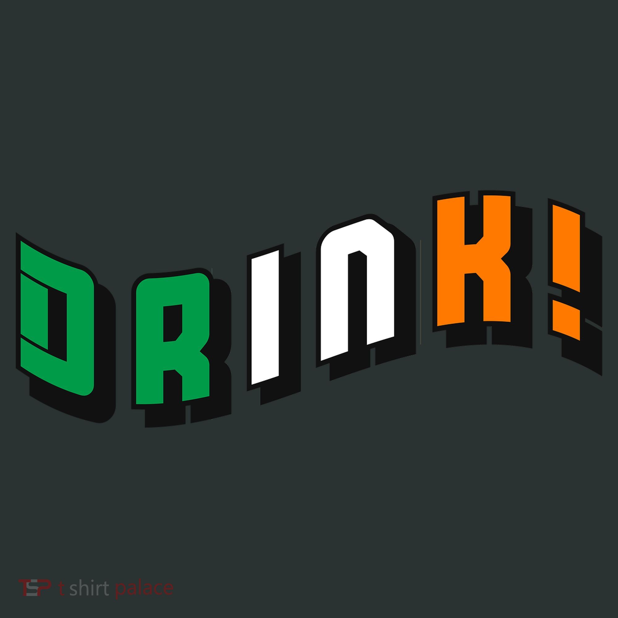 Drink St Patricks' Day Button