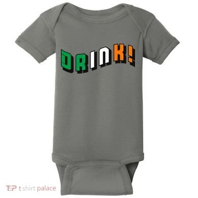 Drink St Patricks' Day Baby Bodysuit