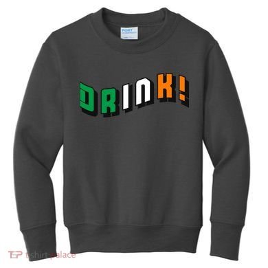 Drink St Patricks' Day Kids Sweatshirt
