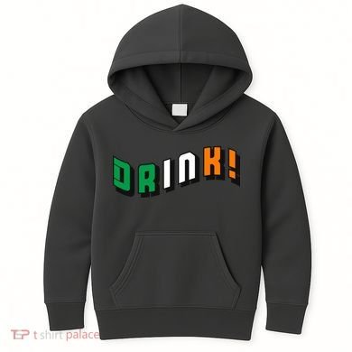 Drink St Patricks' Day Kids Hoodie