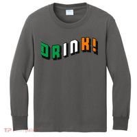 Drink St Patricks' Day Kids Long Sleeve Shirt thumb 0