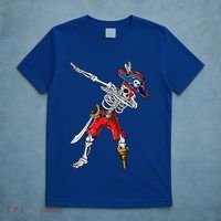 Dabbing Skeleton Pirate Halloween Funny Gift T-Shirt thumb 5