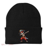 Dabbing Skeleton Pirate Halloween Pirate Beanie thumb 0
