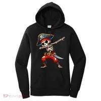 Dabbing Skeleton Pirate Halloween Pirate Women's Hoodie thumb 0