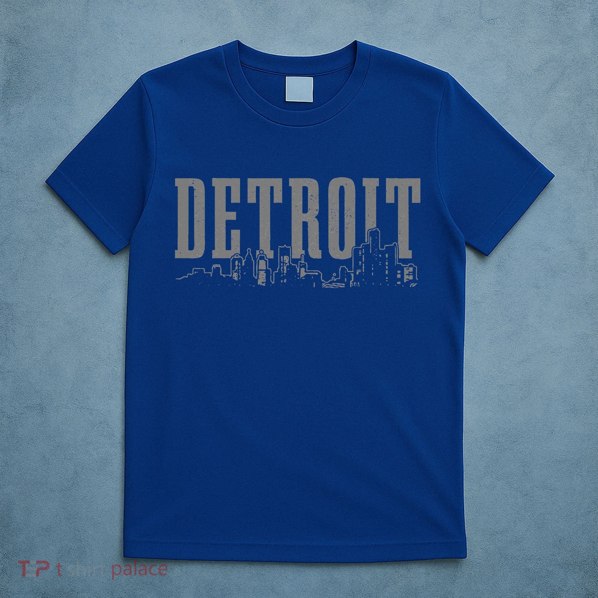 Detroit Skyline Pride Vintage Detroit Michigan T-Shirt